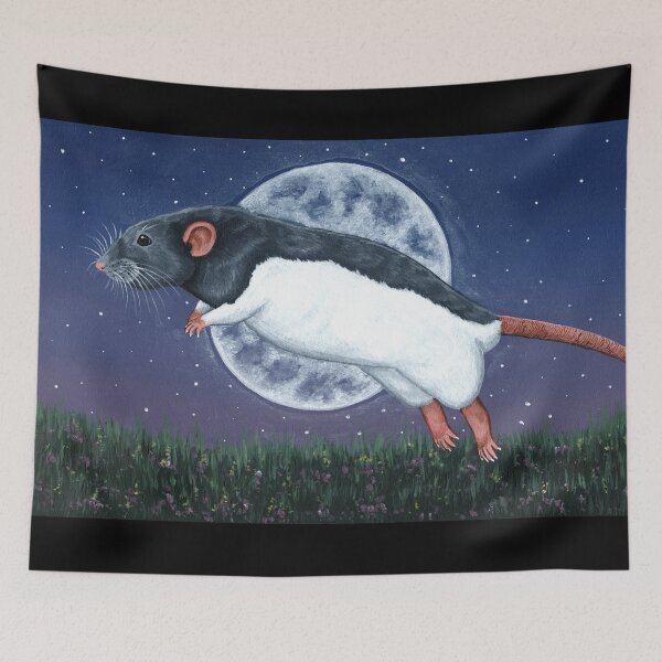 Item preview, And the rat jumped over the moon designed and sold by WolfySilver.