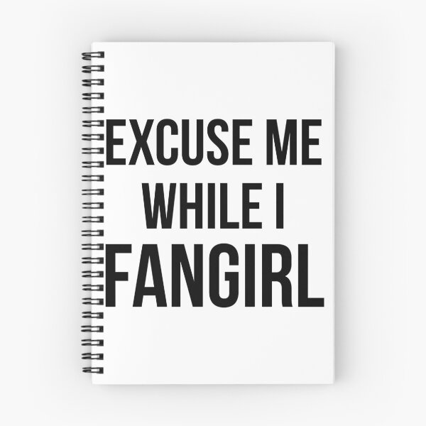 Item preview, Excuse Me While I Fangirl Fitted Scoop designed and sold by GloryEssentials.