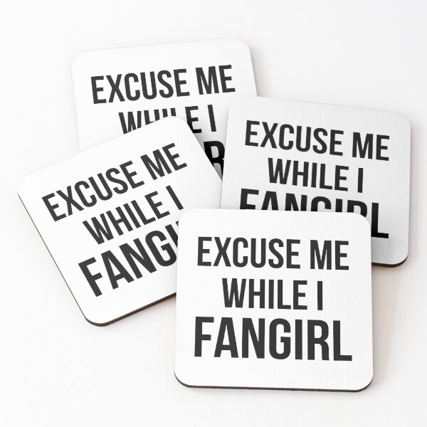 Item preview, Excuse Me While I Fangirl Fitted Scoop designed and sold by GloryEssentials.