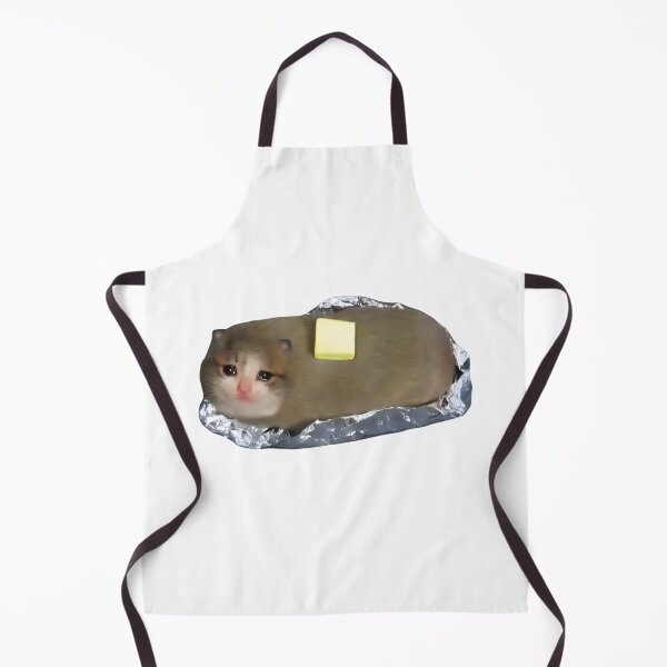 Item preview, Baked Sweet Potato Cat Cursed Crying with Butter Meme designed and sold by fomodesigns.