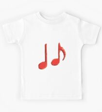 Polygonal Music Notes Kids Tee
