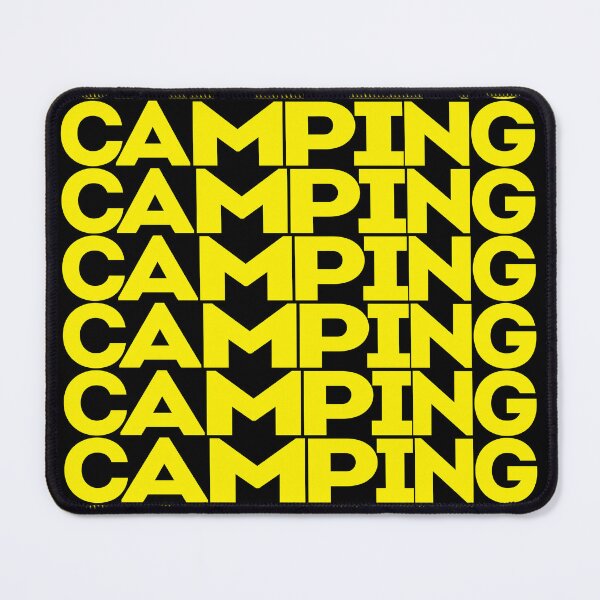 Item preview, Camping in repeated text designed and sold by hockeng.