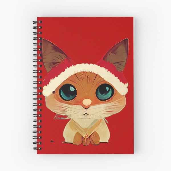 Aperçu de l'œuvre Chat de Noël créée et vendue par Chillapy.
