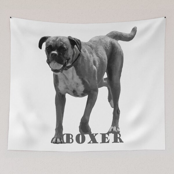 Item preview, Boxer in Action: Greyscale Logo designed and sold by Alius Imago.