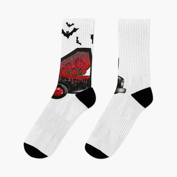 Item preview, Halloween Vampire Truck - PickUp Black Red Bats designed and sold by Jolly-Yosei.