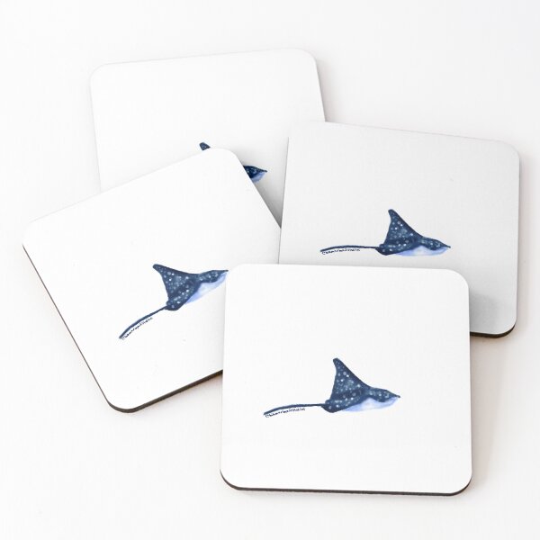 Item preview, Watercolour Spotted Eagle Ray designed and sold by Biomermaid Studios.