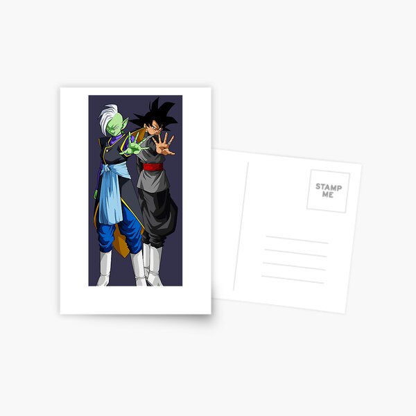 Goku - Blue Hair Super Saiyan Postcard for Sale by animelovah