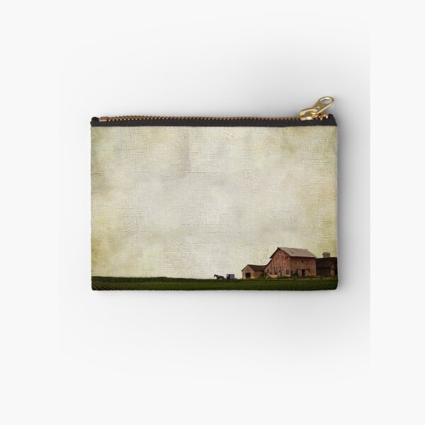 Item preview, amish horse and buggy on farm designed and sold by AJ-artography.