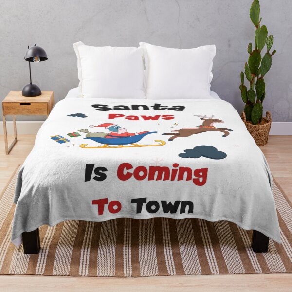 Item preview, Meme Happy Santa Paws Is Coming To Town Xmas designed and sold by BufFord71.