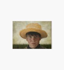 Amish Boy Portrait Poster Art Board