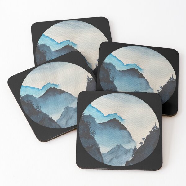 Item preview, watercolor landscape designed and sold by piesdesignart.