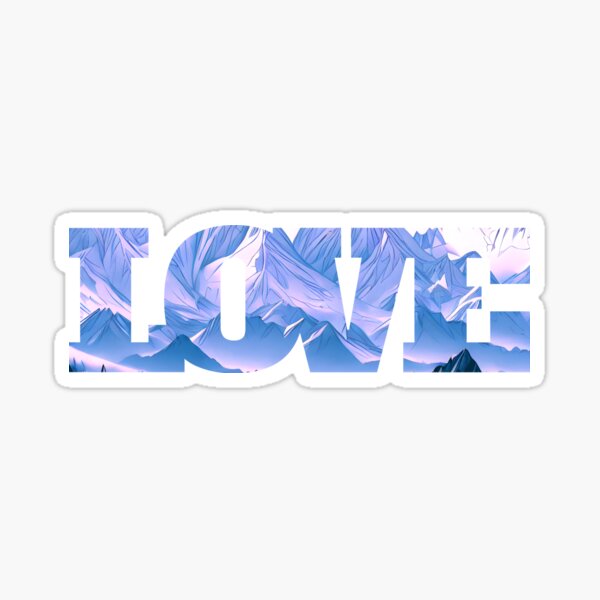 Item preview, Love winter mountains designed and sold by HarriPaloma.