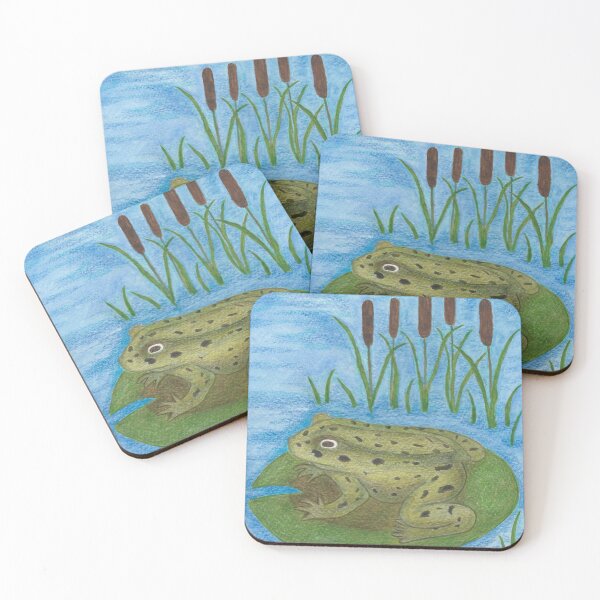 Item preview, Frog in a pond designed and sold by Solaceae.