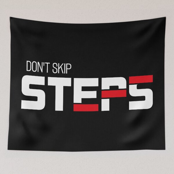 Item preview, Don't skip steps for daily motivated mindset. designed and sold by TheLuckyShirts.