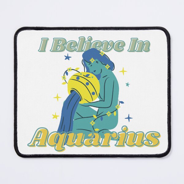 Item preview, Cute I Believe in Aquarius Horoscope Sticker  designed and sold by TheCreativeFab.