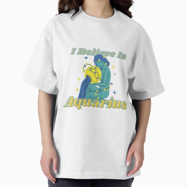 Item preview, Cute I Believe in Aquarius Horoscope Sticker  designed and sold by TheCreativeFab.