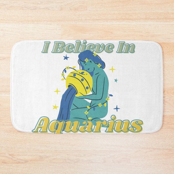 Item preview, Cute I Believe in Aquarius Horoscope Sticker  designed and sold by TheCreativeFab.