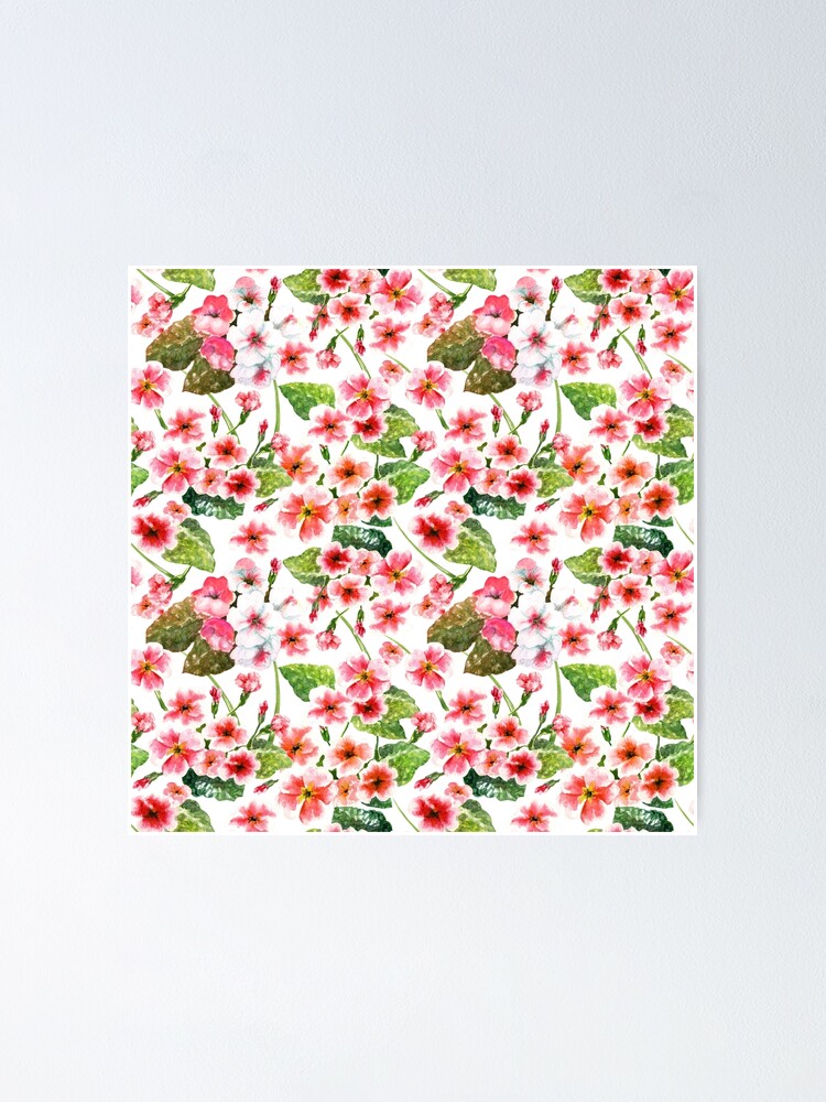 Thumbnail 1 of 3, Poster, flower pattern designed and sold by PATTRENKING.