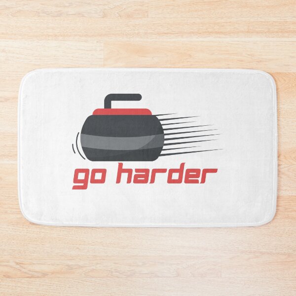 Item preview, Go harder curling winter sport design designed and sold by reka88.