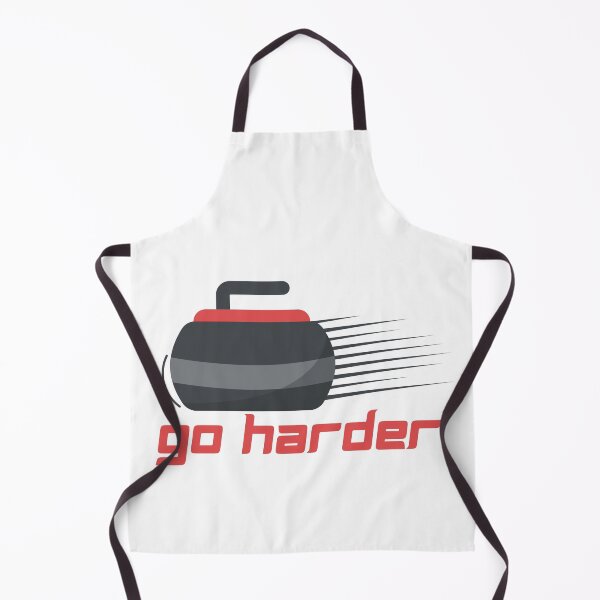 Item preview, Go harder curling winter sport design designed and sold by reka88.