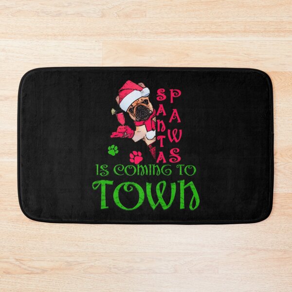 Item preview, Meme Happy Santa Paws Is Coming To Town Xmas Dog designed and sold by BufFord71.