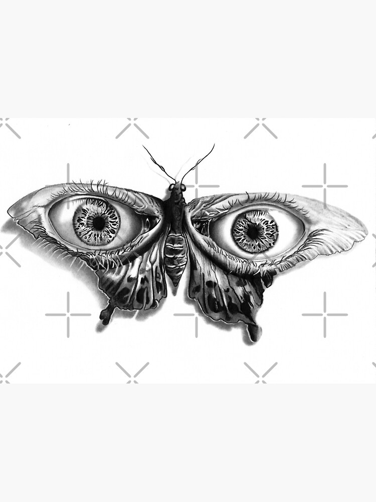 "Creepy Butterfly" Poster for Sale by A4Artstudio Redbubble