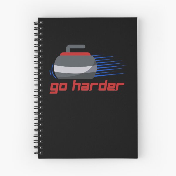 Item preview, Go harder curling winter sport design designed and sold by reka88.