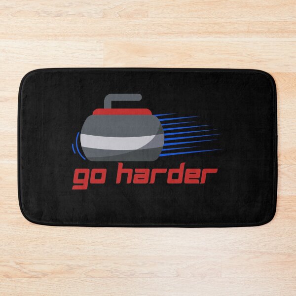 Item preview, Go harder curling winter sport design designed and sold by reka88.