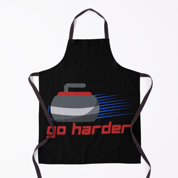 Item preview, Go harder curling winter sport design designed and sold by reka88.