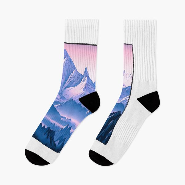 Item preview, Square winter mountains designed and sold by HarriPaloma.