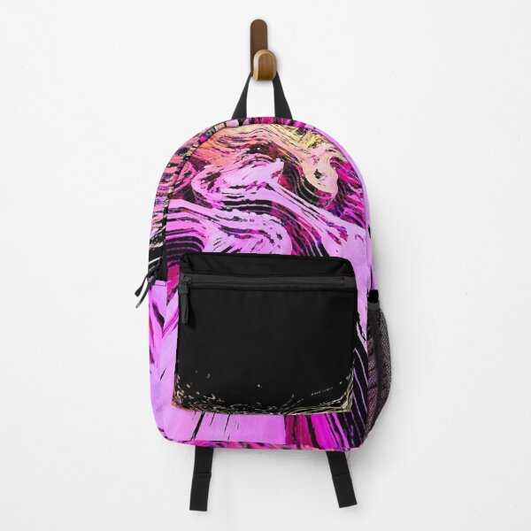 Item preview, Y2K Aesthetic Colors Hot Pink Lilac Pink Shades with Gen Z Yellow and Black 2 of 4 designed and sold by Beachy.