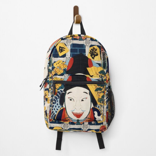 Item preview, Portraits Toyohara Kunichika -Smiling Actor - Japanese woodblock designed and sold by TeeARTHY.