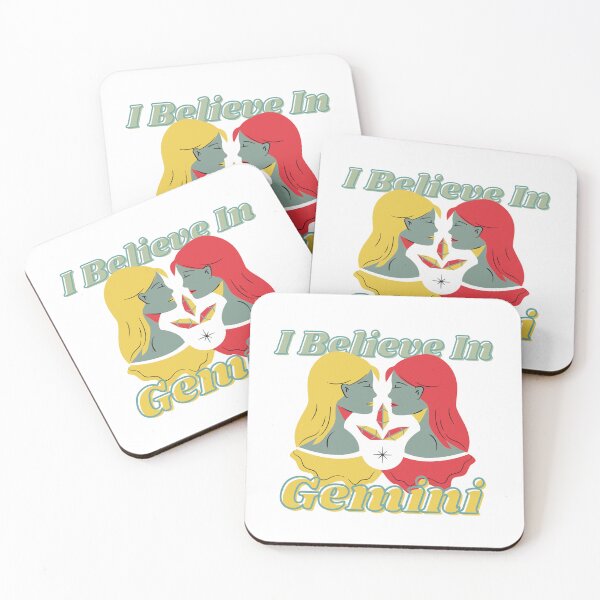 Item preview, Cute I Believe in Gemini Horoscope Sticker  designed and sold by TheCreativeFab.