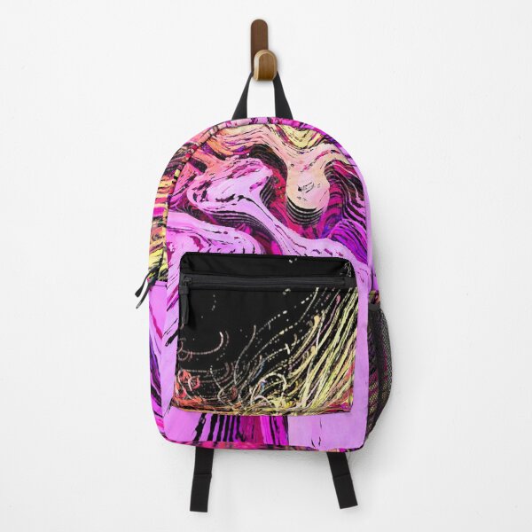 Item preview, Y2K Aesthetic Colors Hot Pink Lilac Pink Shades with Gen Z Yellow and Black 3 of 4 designed and sold by Beachy.