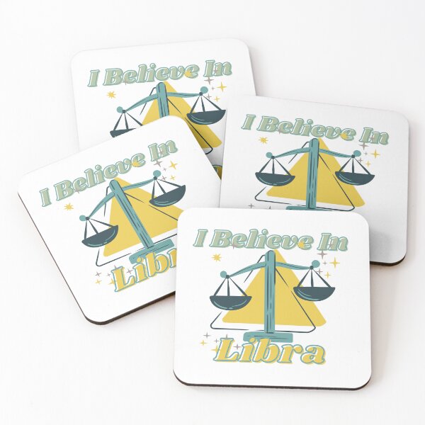 Item preview, Cute I Believe in Libra Horoscope Sticker  designed and sold by TheCreativeFab.