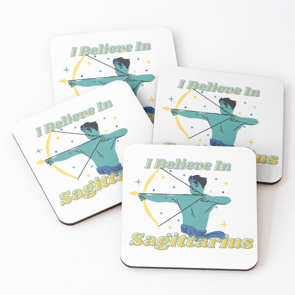 Item preview, Cute I Believe in Sagittarius Horoscope Sticker  designed and sold by TheCreativeFab.