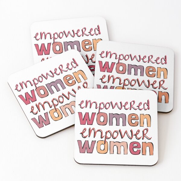 Item preview, EMPOWERED WOMEN EMPOWER WOMEN | WOMEN EMPOWERMENT MIXED TYPOGRAPHY designed and sold by Festive Feminist.