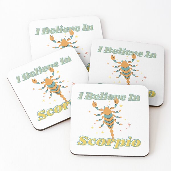 Item preview, Cute I Believe in Scorpio Horoscope Sticker  designed and sold by TheCreativeFab.