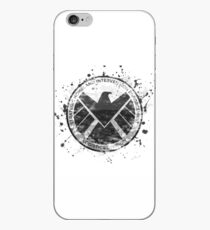 S.H.I.E.L.D Emblem (in gray with white background) iPhone Case