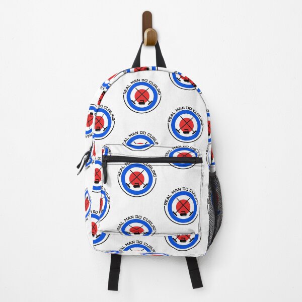 Item preview, Real man do curling funny winter sport design designed and sold by reka88.