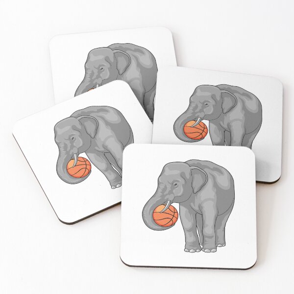 Item preview, Elephant Basketball player Basketball designed and sold by Snabdesign84.