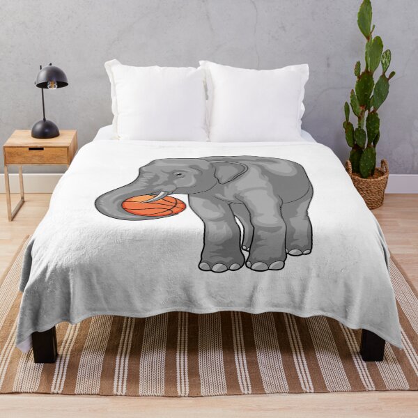 Aperçu de l'œuvre Elephant Basketball player Basketball créée et vendue par Snabdesign84.