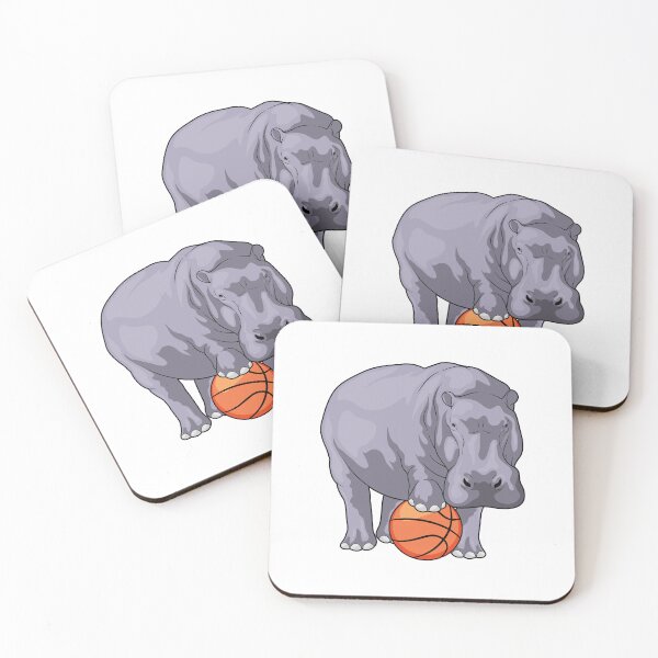 Item preview, Hippo Basketball player Basketball designed and sold by Snabdesign84.