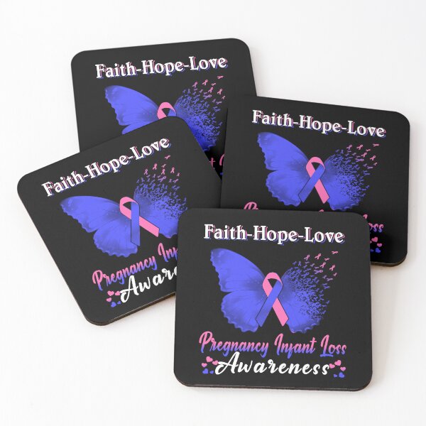 Item preview, Faith Hope Love Butterfly Pregnancy Infant Loss Awareness designed and sold by Gillosina.