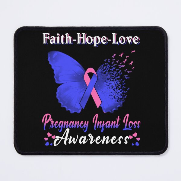Item preview, Faith Hope Love Butterfly Pregnancy Infant Loss Awareness designed and sold by Gillosina.