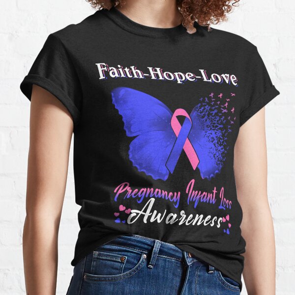 Item preview, Faith Hope Love Butterfly Pregnancy Infant Loss Awareness designed and sold by Gillosina.