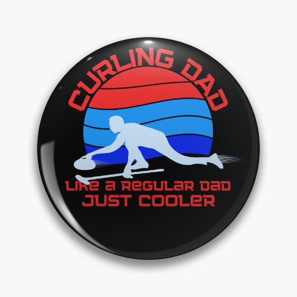 Item preview, Curling dad like a regular dad just cooler  designed and sold by reka88.