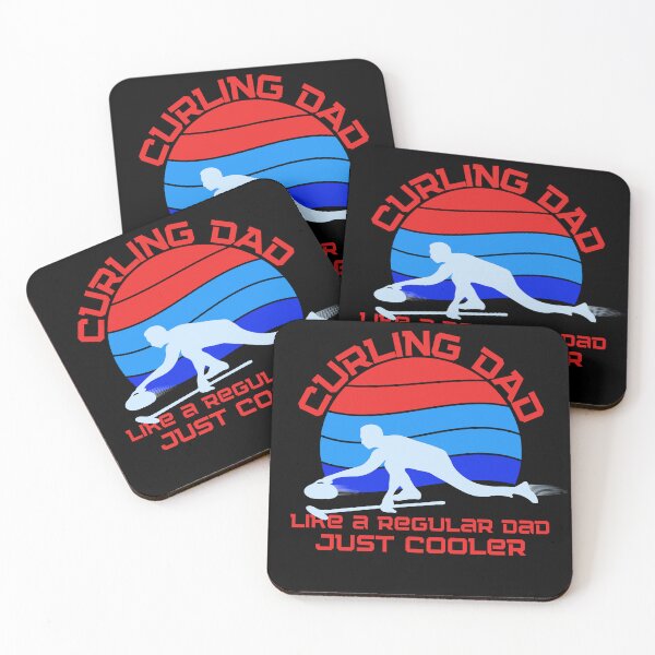 Item preview, Curling dad like a regular dad just cooler  designed and sold by reka88.