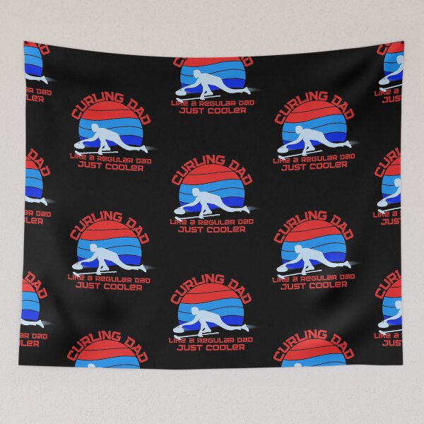 Item preview, Curling dad like a regular dad just cooler  designed and sold by reka88.