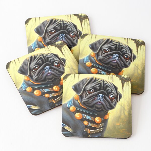 Artikelvorschau, AI Generated Art, Halloween/Fall Puppy entworfen und verkauft von RabbitHoleMI.